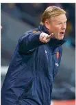  ?? FOTO: DI NOLFI/DPA ?? Bondscoach Ronald Koeman erfährt in der niederländ­ischen Heimat für den eingeleite­ten Generation­swechsel viel Lob.