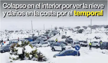  ??  ?? DELEGACIÓN DEL GOBIERNO DE LA COMUNITAT
Decenas de vehículos se agolparon en el cruce de la N-232 con la CV-128, a la altura de Catí, con presencia de la Guardia Civil. ((