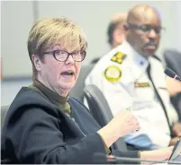  ?? RICHARD LAUTENS/TORONTO STAR FILE PHOTO ?? Police board member Shelley Carroll stressed at an April meeting that she will be watching for the report to come soon, otherwise “that would be a sign that we’re not prioritizi­ng.”