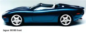  ??  ?? Jaguar XK180 front