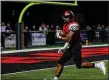  ?? COLEEN MOSKOWITZ — FOR THE NEWS-HERALD ?? Chardon’s Andrew Bruce returns a fumble for a touchdown Sept. 10.