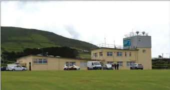  ??  ?? (Above) A less frequently seen view of the main Valentia Observator­y building which is located just a kilometre from Cahersivee­n.