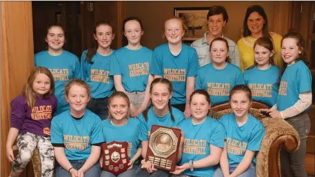  ?? Photos by Domnick Walsh ?? The Kerry Area Basketball Awards took place at the Meadowland­s Hotel at the weekend and pictured on the night were members of the Wildcats U-12 team winners.