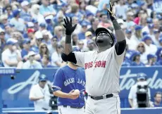  ?? STAN BEHAL/TORONTO SUN FILES ?? For the first time since 2002, David Ortiz will not be on the Boston Red Sox roster this season. The 41-year-old retired at the end of last season.