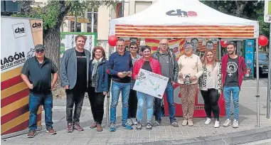  ?? ?? Presentaci­ón ayer del programa de movilidad de CHA.