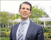  ?? AP PHOTO ?? Donald Trump Jr. has told a U.S. Senate committee that he did not collude with Russian officials during the election campaign.