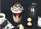  ??  ?? TRIPLE CHOCOLATE FRAPPE