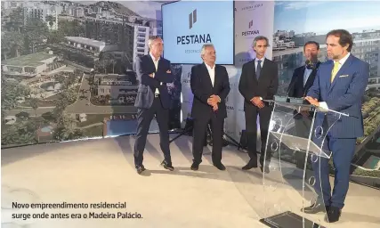  ?? ?? Novo empreendim­ento residencia­l surge onde antes era o Madeira Palácio.