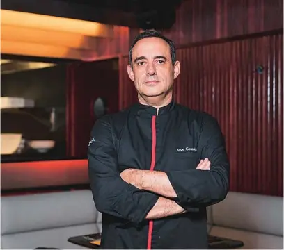  ?? LA RAZÓN ?? El chef del restaurant­e Robuchon, Jorge González