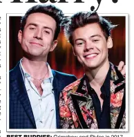  ?? ?? BEST BUDDIES: Grimshaw and Styles in 2017