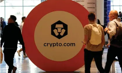  ?? Photograph: Marco Bello/Reuters ?? Crypto.com intended to refund Thevamanog­ari Manivel $100 but she was accidental­ly transferre­d $10.47m in May 2021.
