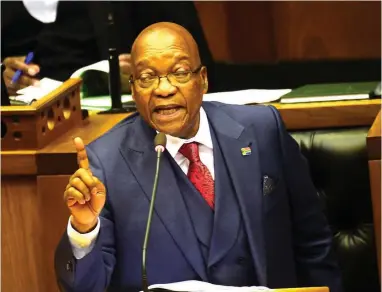  ?? PICTURE: AYANDA NDAMANE/AFRICAN NEWS AGENCY (ANA) ?? JACOB ZUMA: Abandoned non-racialism for racial nationalis­m.