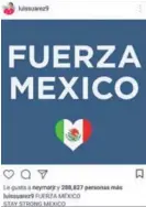  ?? CAPTURA DE PANTALLA ?? Suárez se unió a los mensajes de solidarida­d .