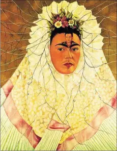  ??  ?? Self-portrait as a Tehuana (1943): like “gazing into her soul”