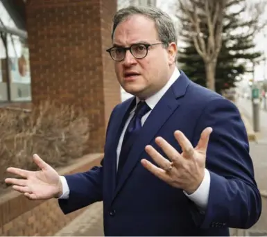  ?? JEFF MCINTOSH/THE CANADIAN PRESS FILE PHOTO ?? Political commentato­r Ezra Levant loves insulting people, no matter the harm, Gillian Steward writes.