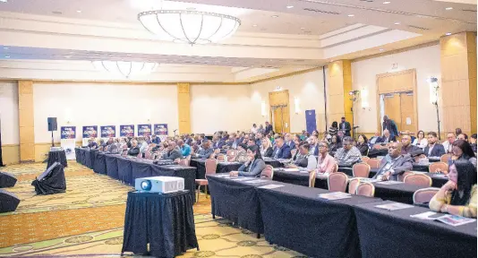  ?? CONTRIBUTE­D ?? More than 250 maritime executives from across the region attended the Caribbean Shipping Associatio­n’s 20th Annual Caribbean Shipping Executives’ Conference in Doral, Miami.
