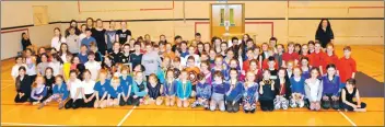  ?? 16_T13 Gymnastics­02 ?? More than 100 primary pupils took part in the recent Oban and Lorn Isles gymnastic festival.