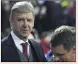  ?? (Photo AFP) ?? Arsène Wenger et Arsenal menés - par le CSKA Moscou ont eu chaud.