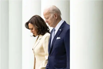  ?? ?? Joe Biden and Kamala Harris in Washington DC last year. Photograph: Michael Reynolds/EPA/Bloomberg via Getty Images