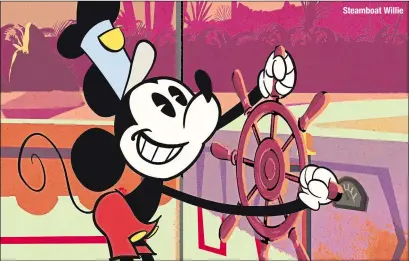  ??  ?? Steamboat Willie