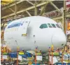  ?? BOEING ?? Lower production of the 787 Dreamliner plane and the potential need to sell stock is compoundin­g the pressure on Boeing.