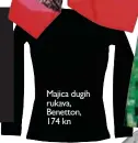  ??  ?? Majica dugih rukava, Benetton, 174 kn