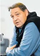  ?? Photo / Getty Images ?? All Blacks coach Steve Hansen was talking up the Ireland test in Dublin yesterday.