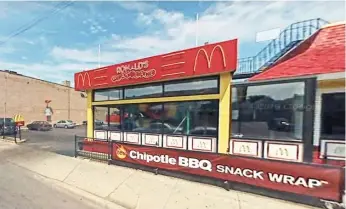  ?? GOOGLE STREET VIEW ?? The McDonald’s at 2609 S. Kedzie Ave. in July 2007.