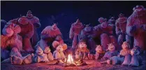  ?? PHOTO COURTESY OF WARNER BROS ?? A scene from the film “Smallfoot.”