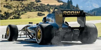  ??  ?? The Rodin FZED offers all the speed and performanc­e of a classic F1 car without the associated cost or risk of damaging something extremely valuable.