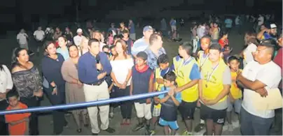  ??  ?? INAUGURACI­ÓN. Alberto Chedrani previo a cortar la cinta para la apertura total al público.