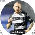  ??  ?? Mark Sneyd