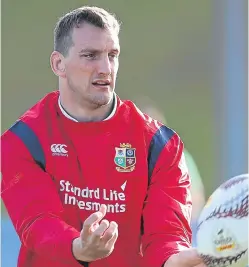  ?? Picture: PA. ?? Sam Warburton: has shaken off the rust and is improving day by day, according to defence coach Andy Farrell.