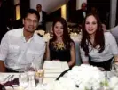  ??  ?? RICHARD Gomez, Rhoda Aldanese and Lucy Torres-Gomez