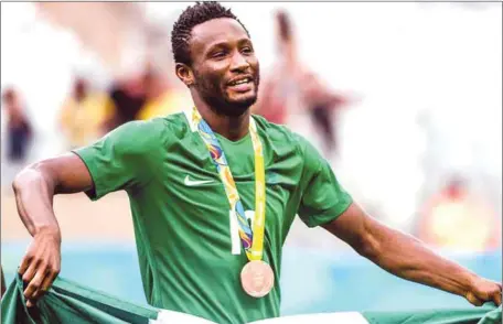  ??  ?? Mikel... back to lead Eagles after surgery