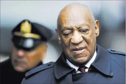  ?? Matt Slocum ?? The Associated Press Bill Cosby arrives for his sexual assault trial, Wednesday at the Montgomery County Courthouse in Norristown, Pa.