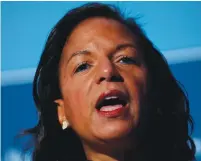  ??  ?? SUSAN RICE