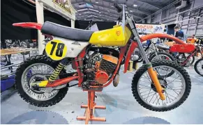  ?? ?? Cotton-EMX scrambler with the Rotax engine.