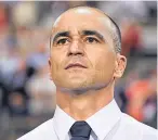  ??  ?? Roberto Martinez: leads his team into action against Panama today.