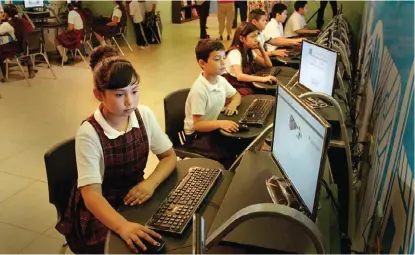  ?? ESPECIAL ?? En el municipio de Tampico el 50% de las escuelas tienen déficit de computador­as.