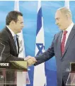  ?? Ansa ?? Morales con Netanyahu