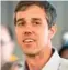  ??  ?? Beto O’Rourke