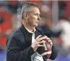  ?? MATTHEW EMMONS/ USA TODAY SPORTS ?? Urban Meyer makes the jump to the NFL as head coach of the Jaguars.