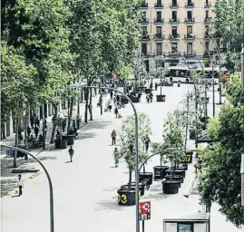  ?? XAVIER CERVERA ?? El futur d’aquest vial és objecte d’un intens debat veïnal