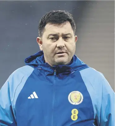  ?? ?? Scotland boss Pedro Martinez Losa has shown his support to Partick Thistle keeper Ava Easdon