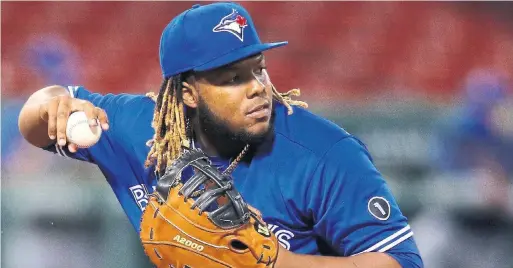  ?? MADDIE MEYER GETTY IMAGES FILE PHOTO ?? Vladimir Guerrero Jr. wants to return to third base, but the Jays would have more flexibilit­y and probably better defence if he stays at first, Gregor Chisholm writes.