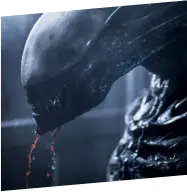  ??  ?? Ein starkes Monster: Die besondere Figur hat sicherlich zum Kult der „Alien“-Filme beigetrage­n