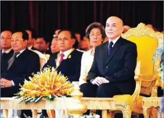  ?? HONG MENEA ?? In a royal decree dated February 2, King Norodom Sihamoni (pictured) named 50 new advisers to the ministry of Interior.