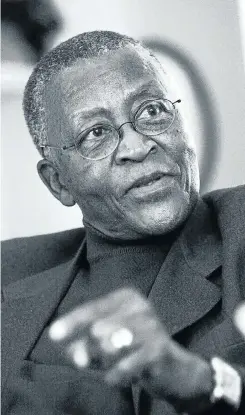  ?? Picture: Lerato Maduna ?? Billy Modise, former high commission­er and chief of state protocol.