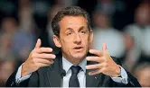  ??  ?? In corsa Nicolas Sarkozy (Reuters/Eric Feferberg)